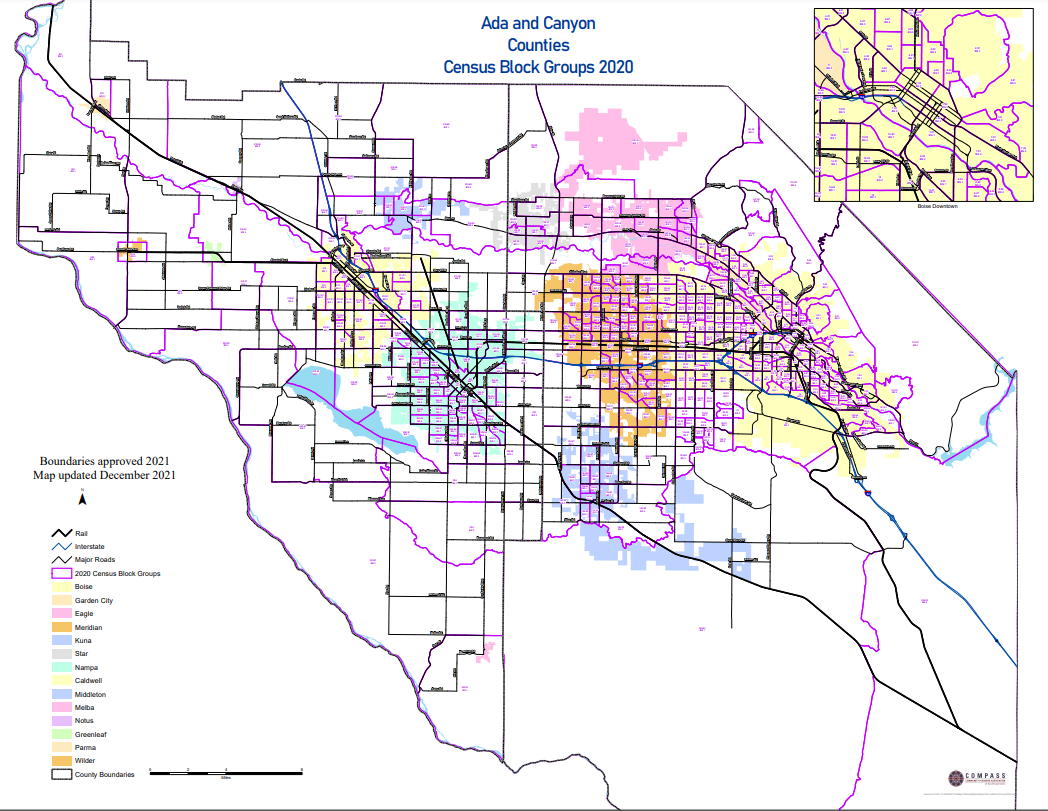 Ada-CanyonCensusBlockGroups_2020 Ada and Canyon Counties Census Block Groups 2020